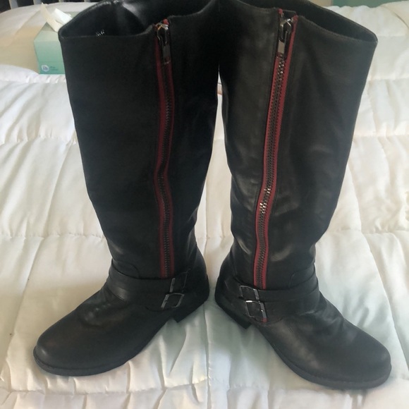 JC tall black boots size 9 - Picture 2 of 3